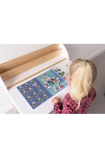 Uk�adanka magnetyczna kszta�ty i kolory Roboty Scratch