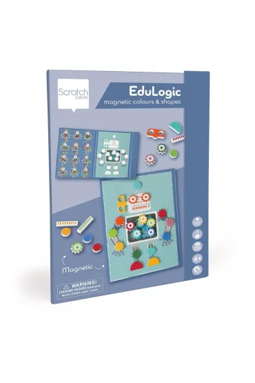 Uk�adanka magnetyczna kszta�ty i kolory Roboty Scratch
