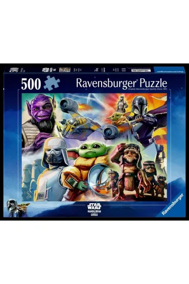 Puzzle 500 The Mandalorian and Grogu Ravensburger