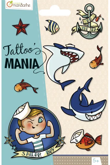 Tatua�e Tattoo Mania Podwodny �wiat Avenue Mandarine