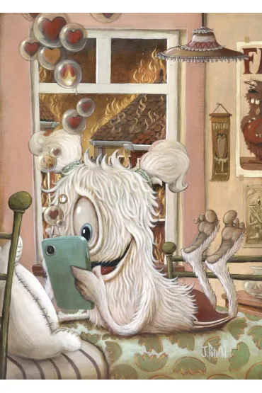 Puzzle 1000 el. Zozoville, Ukochany telefon Heye