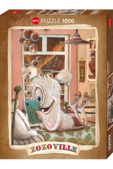 Puzzle 1000 el. Zozoville, Ukochany telefon Heye