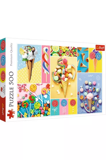 Puzzle 500 el. Ulubione s�odycze Trefl