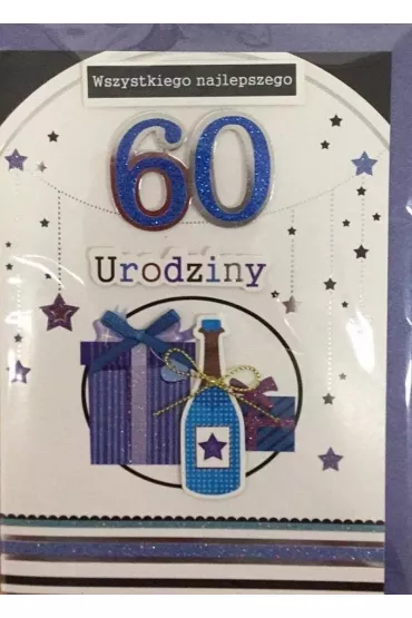 Panorama Karnet Urodziny B6 Premium 61 + koperta
