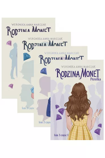 Pakiet Rodzina Monet. Tom 2. Cz 1-2: Krlewna. Cz 1, Krlewna. Cz 2 - Weronika Marczak