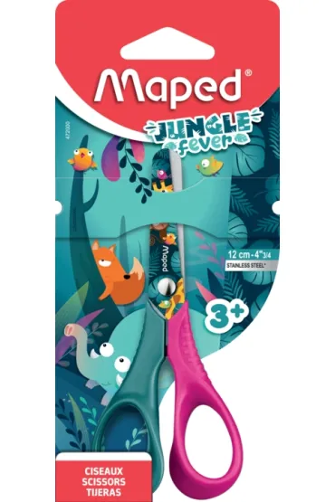 Maped No�yczki szkolne Jungle Fever Vivo 12cm