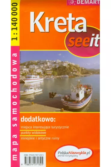 Kreta mapa samochodowa 1: 140 000