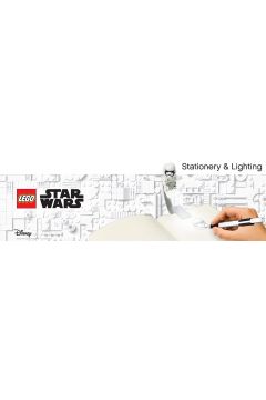 Notatnik LEGO Star Wars Podracer z zestawem klocków, płytką i długopisem