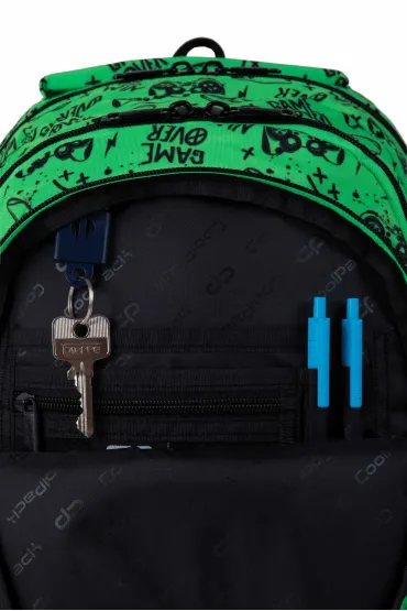 Patio Plecak szkolny Coolpack Jerry Game Over Gradient Green