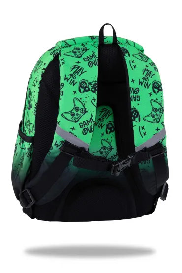 Patio Plecak szkolny Coolpack Jerry Game Over Gradient Green