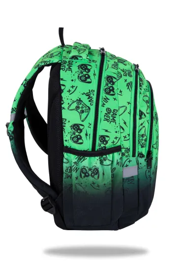 Patio Plecak szkolny Coolpack Jerry Game Over Gradient Green