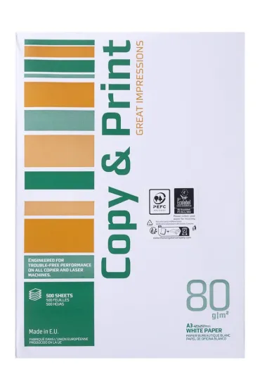 Papier ksero COPY&PRINT A3 klasa C 80gsm 500 ark.