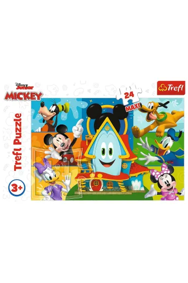 Puzzle maxi 24 el. Myszki Miki i przyjaciele Trefl