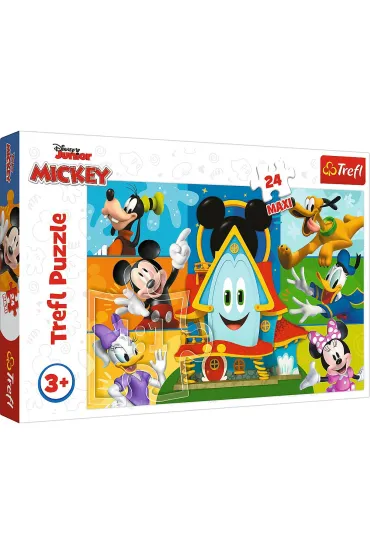 Puzzle maxi 24 el. Myszki Miki i przyjaciele Trefl