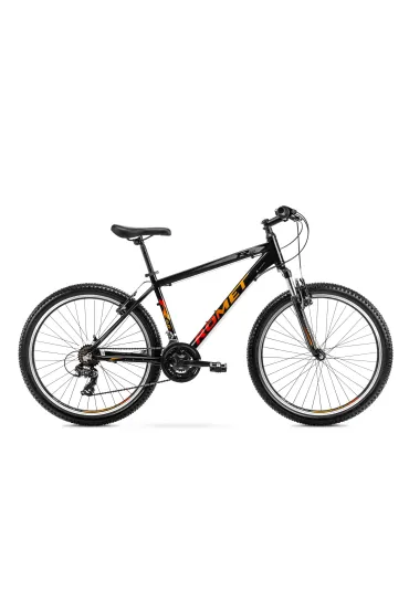 Romet Rower g�rski RAMBLER R6.0 2024 czarno-pomara�czowo-czerwony 19 L