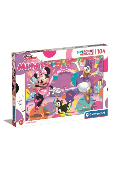 Puzzle 104 el. SuperColor. Minnie Clementoni