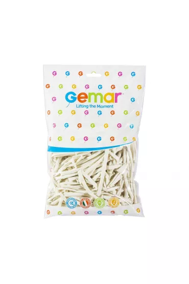 Godan Balony rurki w�oskie bia�e 100 szt.