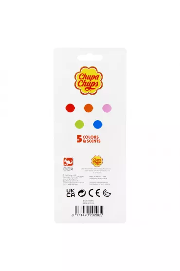 Yamann Cienkie flamastry zapachowe Chupa Chups 5 szt.