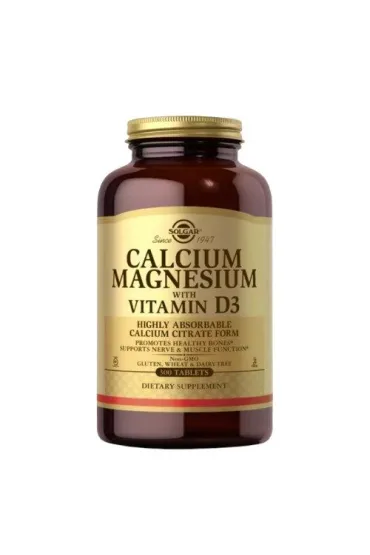 Solgar Wap�, Magnez z witamin� D3 - Calcium Magnesium with Vitamin D3 Suplement diety 300 tab.