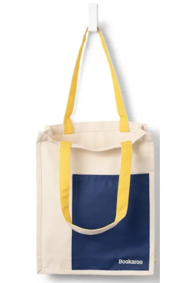 If Bookaroo Torba bawe�niana Navy&Yellow