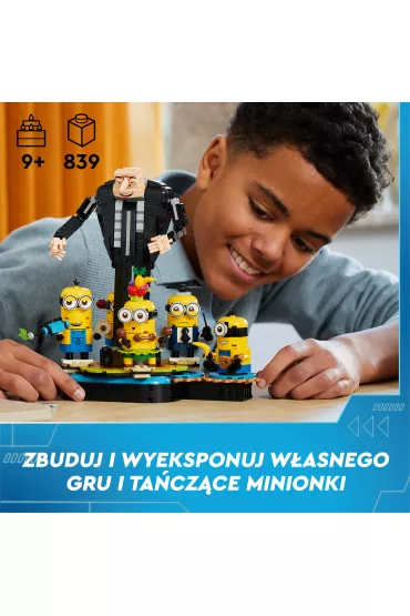 LEGO Despicable Me Gru i minionki z klockw 75582