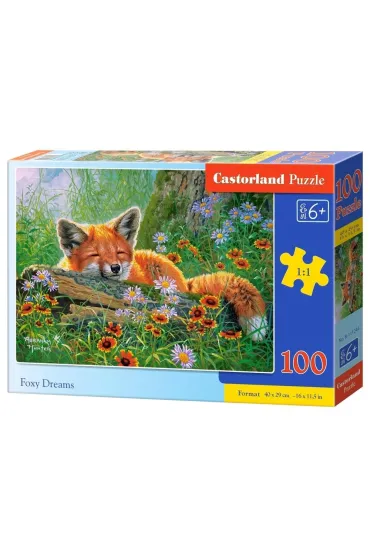 Puzzle 100 el. Foxy Dreams Castorland