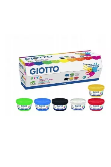 Giotto Farby do malowania palcami 6 kolor�w