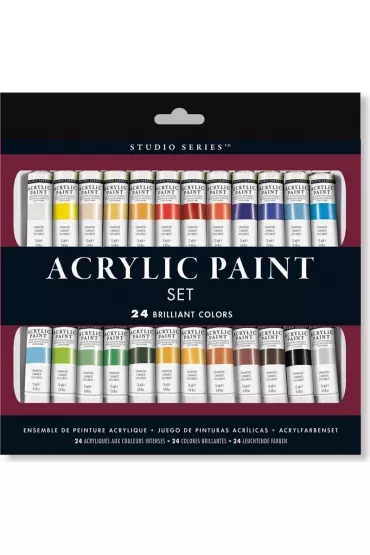 Peter Pauper Press Farby akrylowe 24x12ml