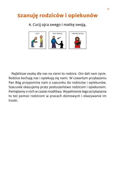 Dziesi�� przykaza�. Karty pracy dla uczni�w ze specjalnymi potrzebami edukacyjnymi i trudno�ciami w komunikowaniu si� - Anna  Mielecka, �ukasz Barszczewski, Marcin Klotz, Ewelina Anna Turko