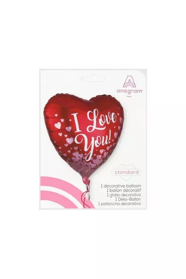Amscan Balon foliowy Rose Gold Hearts