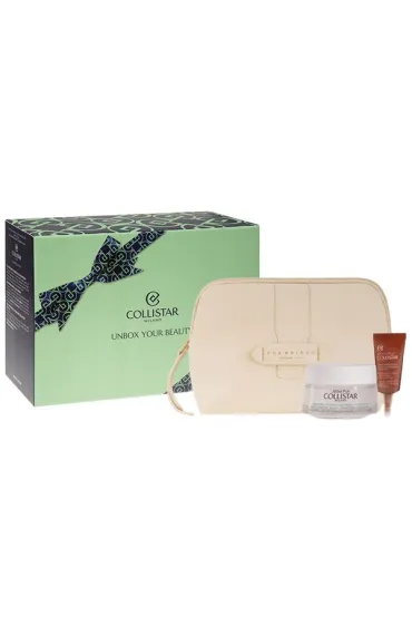 Collistar Zestaw Kwas hialuronowy + Mini kontur oczu + Kosmetyczka 50 ml + 5 ml