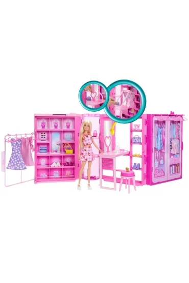 Barbie Szafa Marze� 3.0 + Lalka Zestaw Mattel