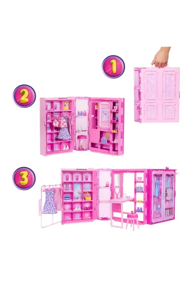 Barbie Szafa Marze� 3.0 + Lalka Zestaw Mattel