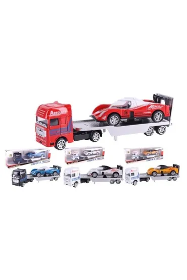 Laweta z autem wy�cigowym mix Pro Kids