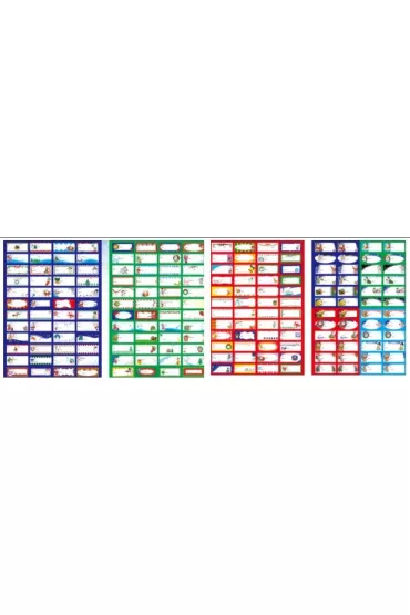 Brewis Naklejki na prezenty 29x40cm MIX