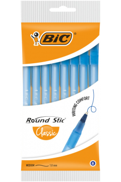 Bic Długopis Round Stic Classic niebieski 8 szt.
