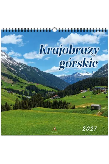 Kalendarz 2027 wieloplanszowy 33x33cm Krajobrazy..