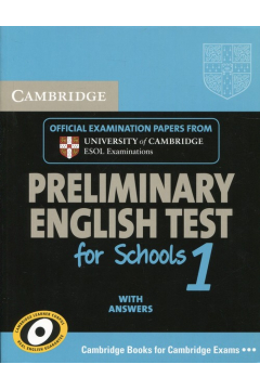 Cambridge Preliminary English Test for Schools 1 Student's Book with Answers