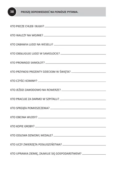 �wiczenia funkcji poznawczych rzeczowniki - Alicja Rominiecka-Stec