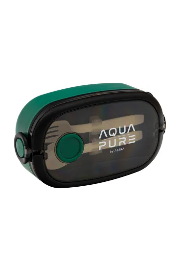 �niadani�wka Aqua Pure ze sztu�cami - green/black
