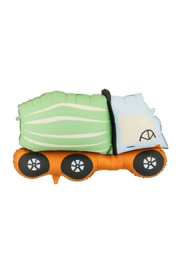 PartyDeco Balon foliowy Betoniarka 81x48cm