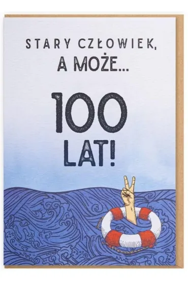 Nadwyraz.com Kartka Morze 100 Lat