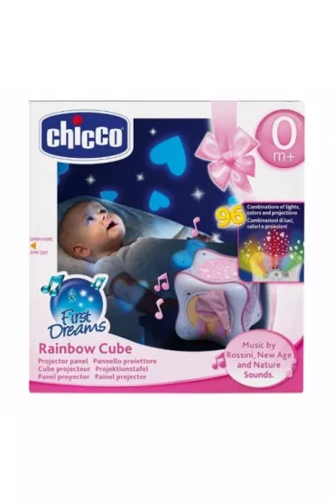 Projektor t�czowa kostka r�owa Chicco