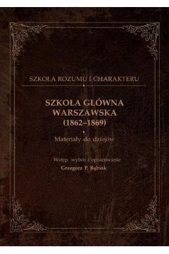 eBook Szkoa Gwna Warszawska (1862-1869) pdf