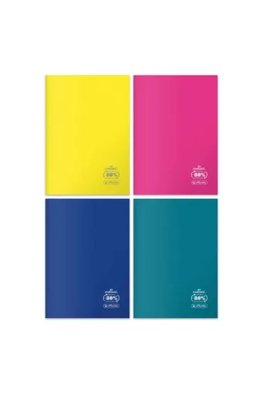 Herlitz Zeszyt A4 ECO PP Colors FSC kratka 60 kartek