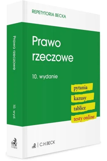 Prawo rzeczowe. Pytania. Kazusy. Tablice