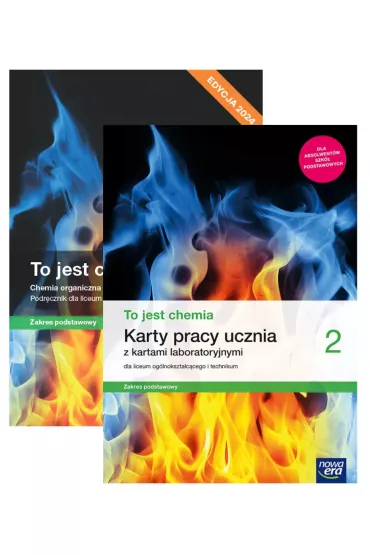 Pakiet To jest chemia 2. Podrcznik i Karty pracy ucznia z kartami laboratoryjnymi dla liceum oglnoksztaccego i technikum. Zakres podstawowy. Edycja 2024 - Aleksandra Kwiek, Aleksandra Mrzigod, Janusz Mrzigod, Romuald Hassa