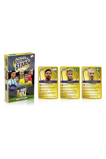 Top Trumps World Football Stars tuck box