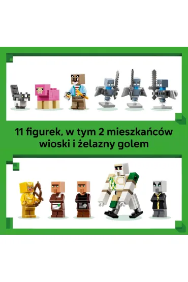 LEGO Minecraft Najazd przywo�ywaczy na wiosk� 21596