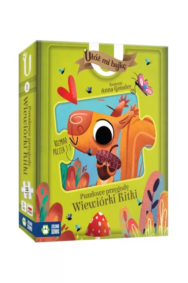 Puzzle U�� mi bajk�! Puzzlowe przygody Wiewi�rki Kitki Zielona Sowa